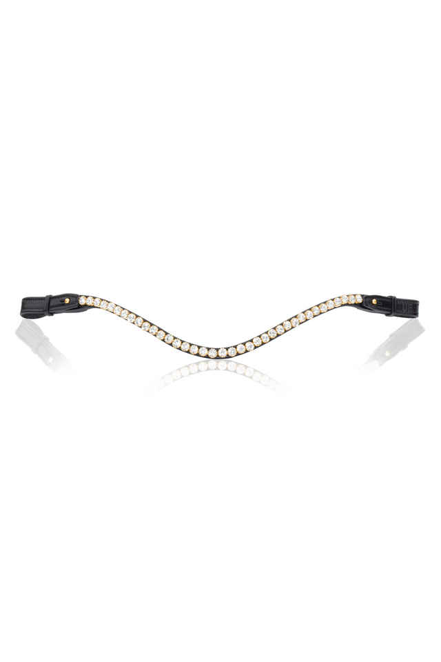 IN STOCK - Utzon Equestrian Elegant Browband Clear