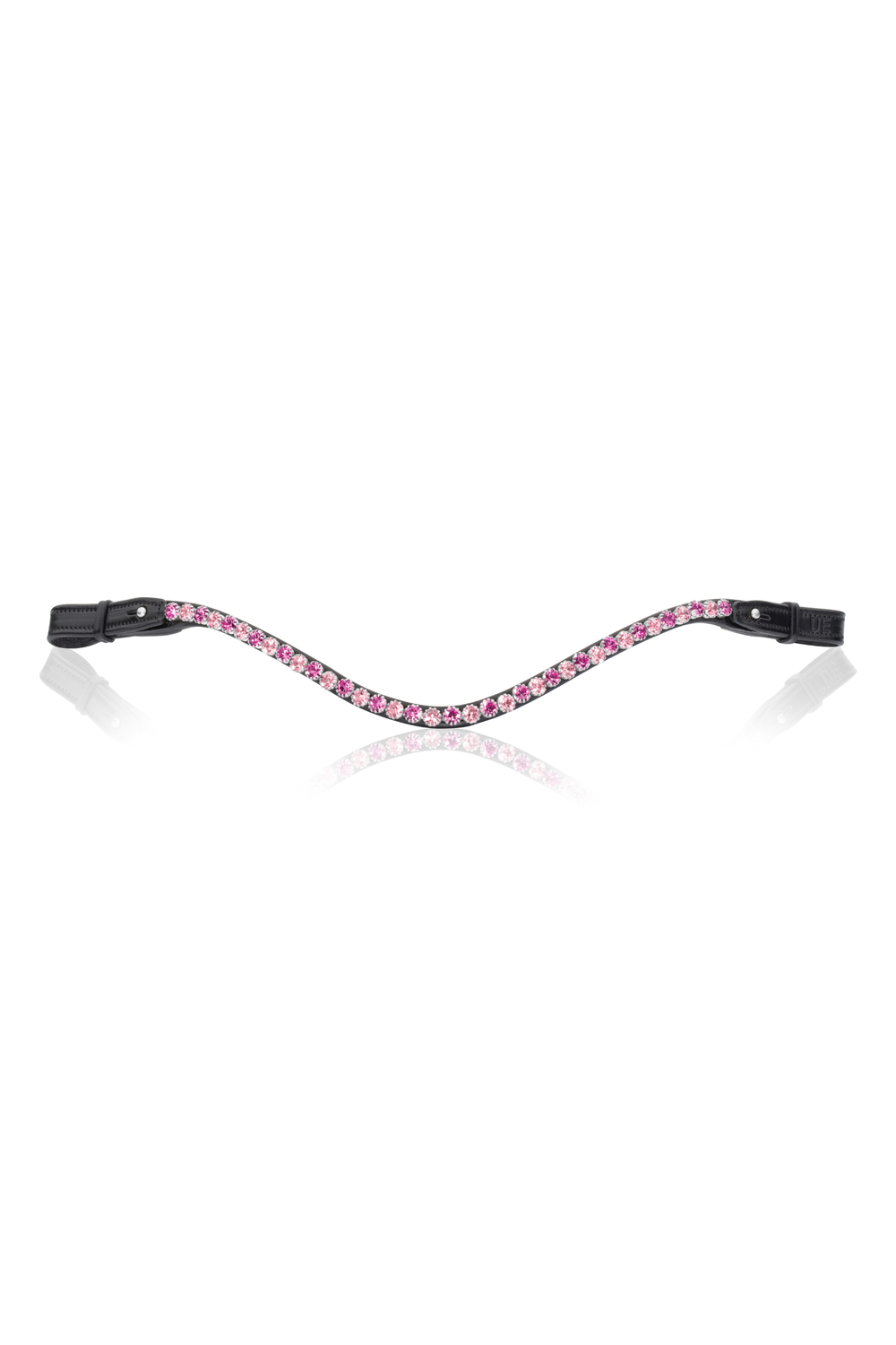 Utzon Equestrian Elegant Browband Party Pink