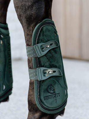 Kentucky Velvet Bamboo Tendon & Fetlock Boots Dark Green
