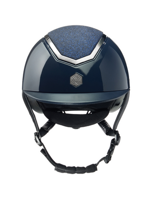 Charles Owen Kylo Sparkly Helmet Navy Gloss/Pewter