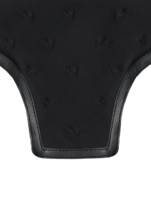 Maximilian Stamp Ear Bonnet Black