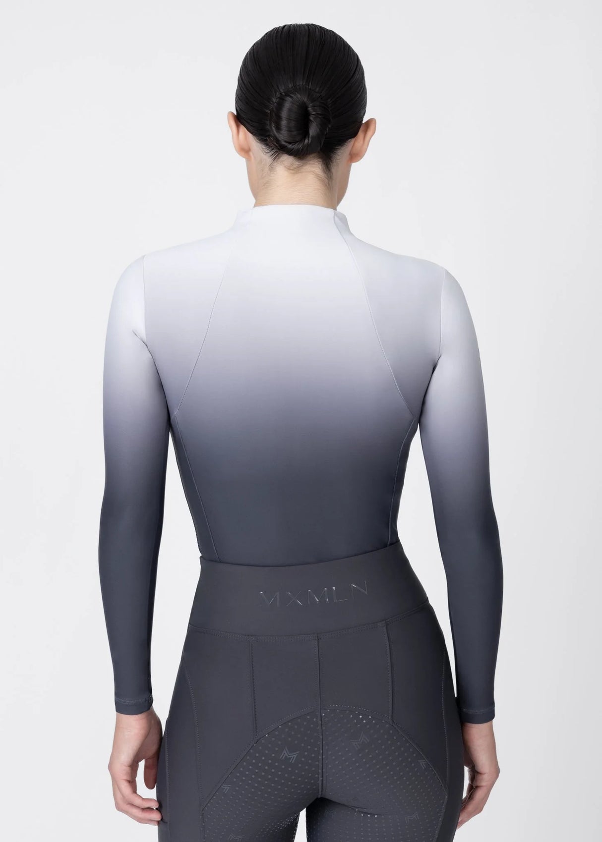 Maximilian Ombré Long Sleeve Base Layer Graphite