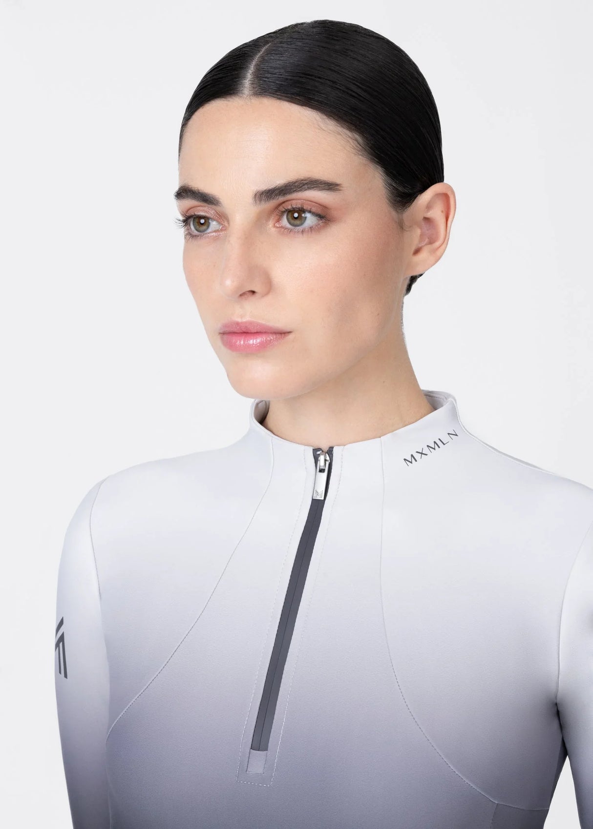 Maximilian Ombré Long Sleeve Base Layer Graphite