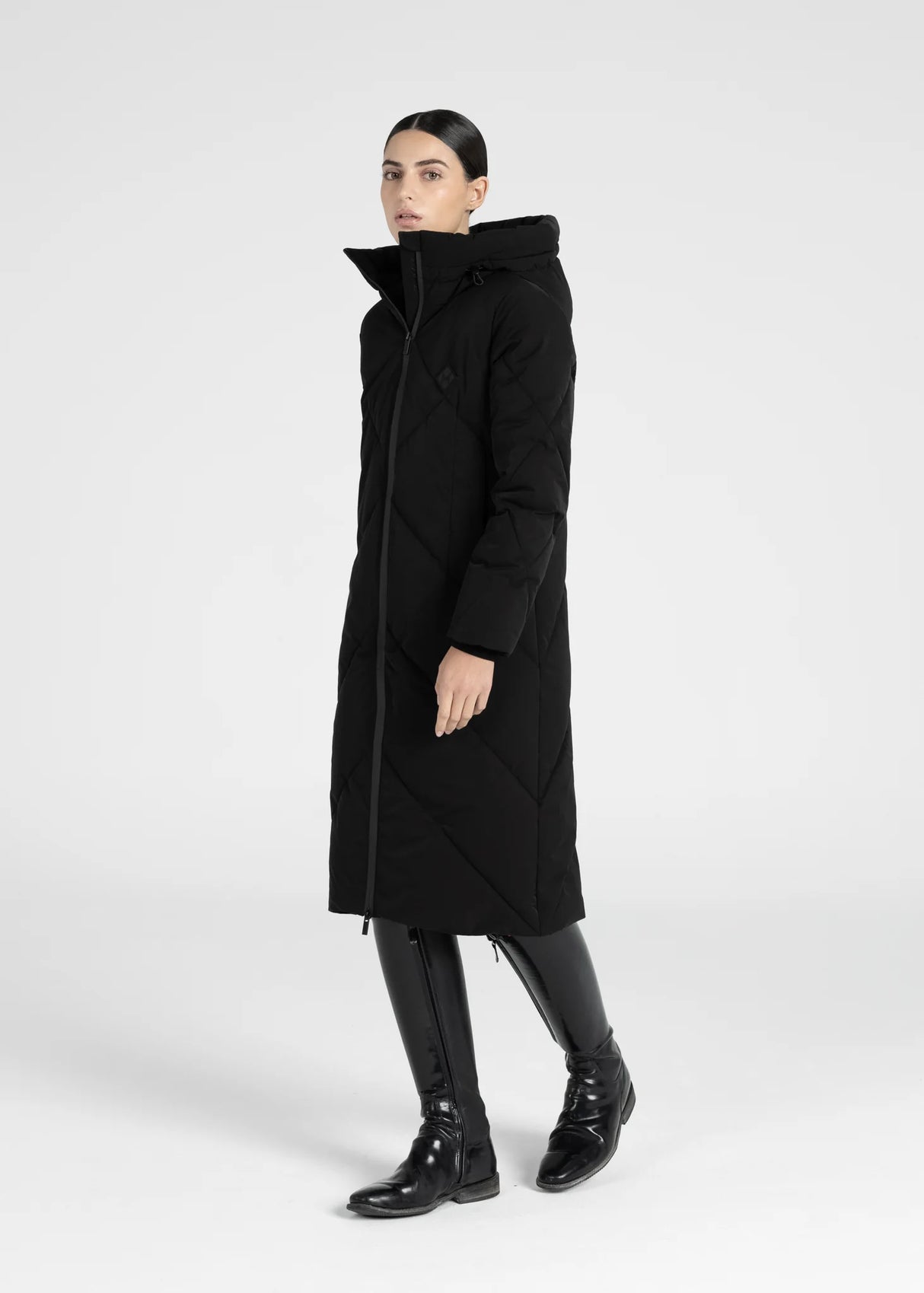 Maximilian Global Puffer Jacket Black