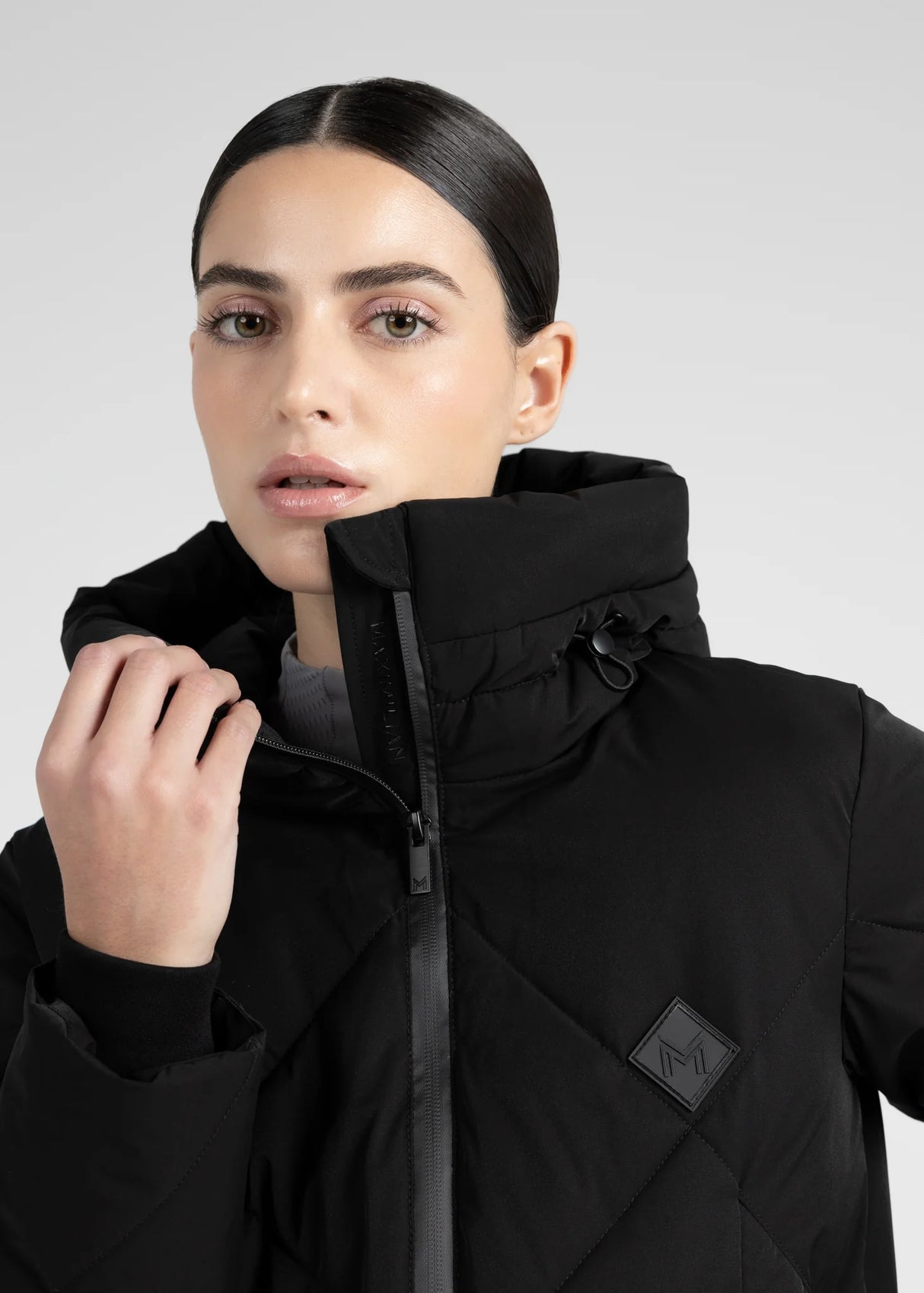 Maximilian Global Puffer Jacket Black