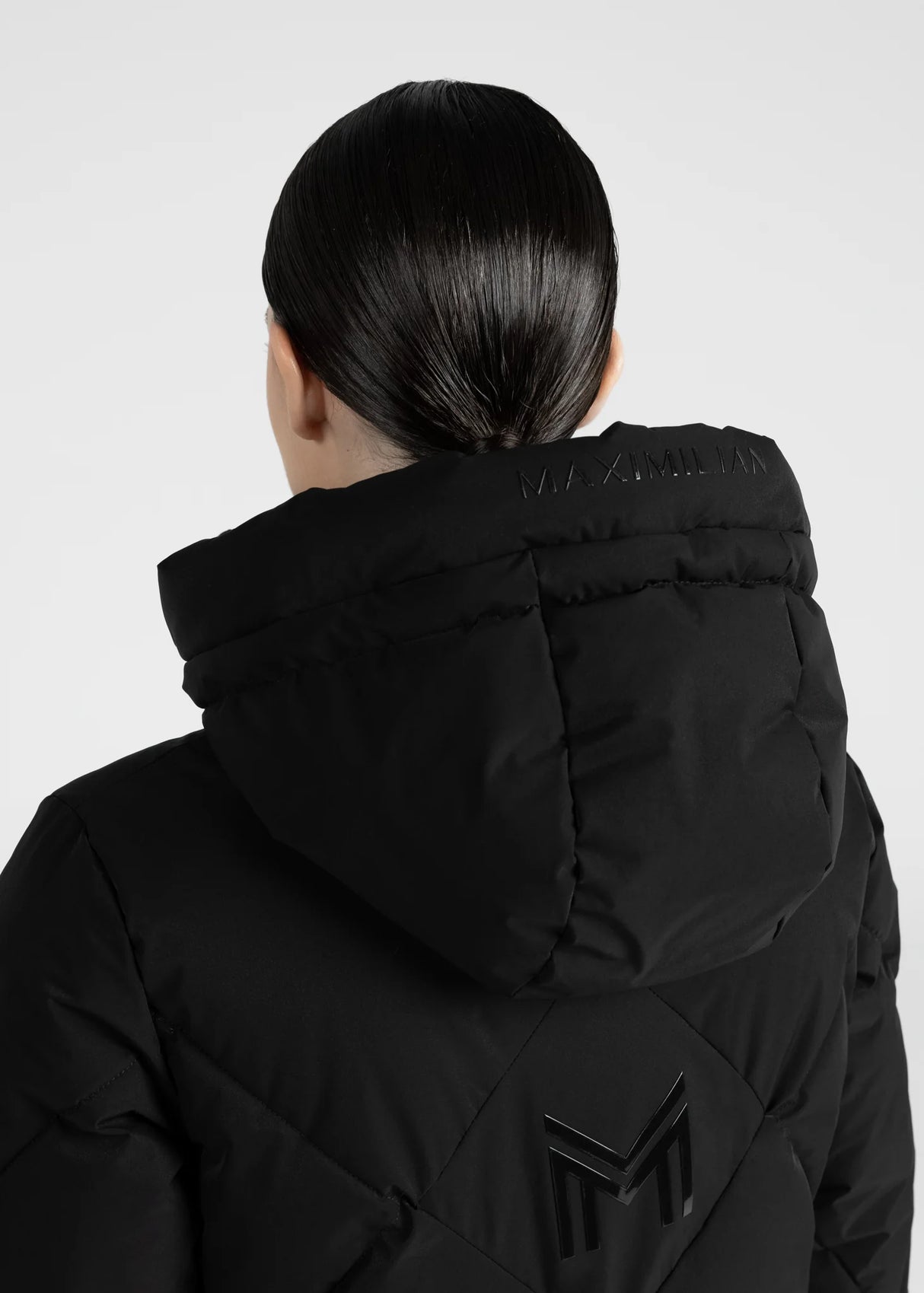 Maximilian Global Puffer Jacket Black