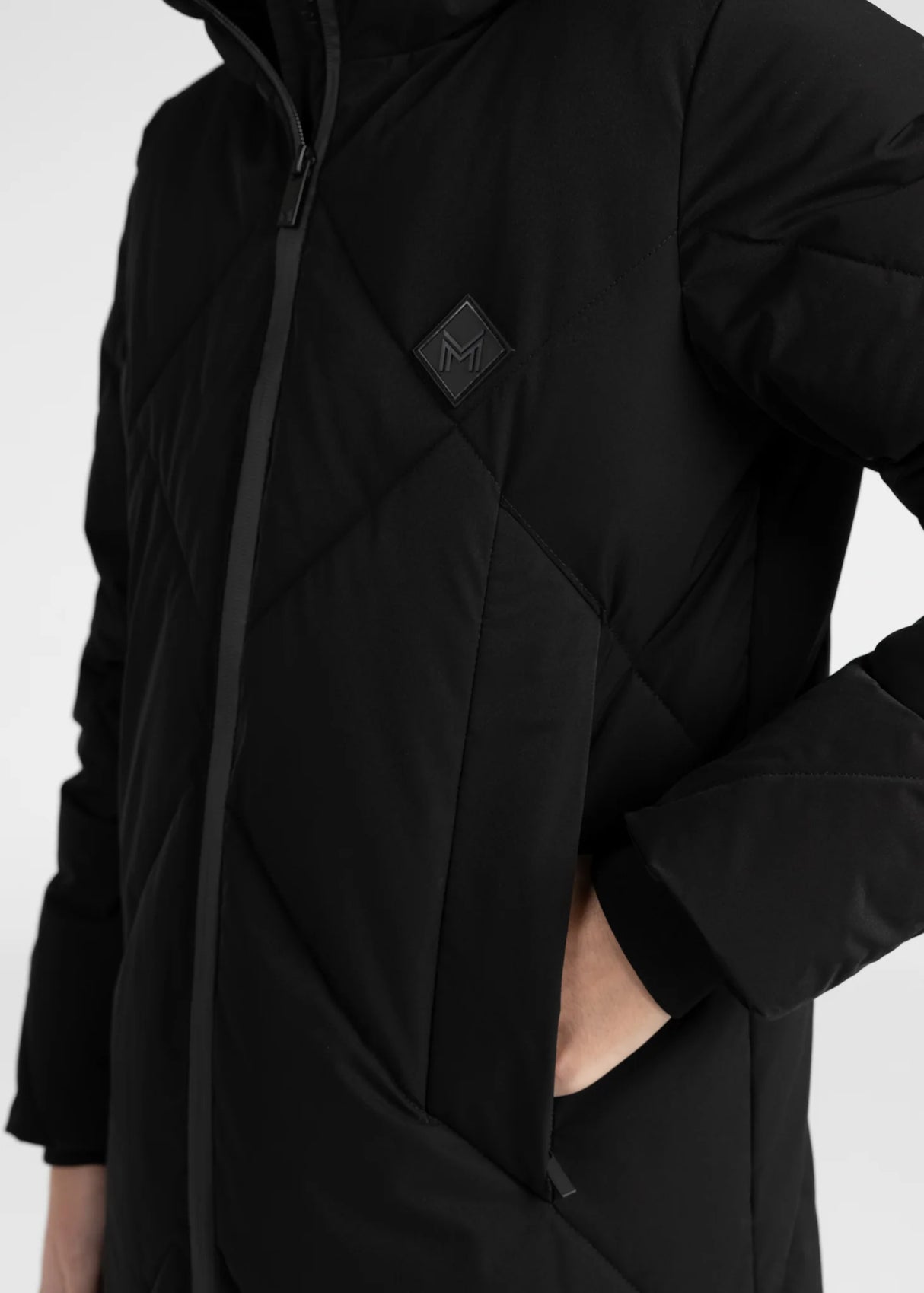 Maximilian Global Puffer Jacket Black