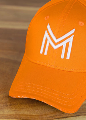 Maximilian Cap Orange/White