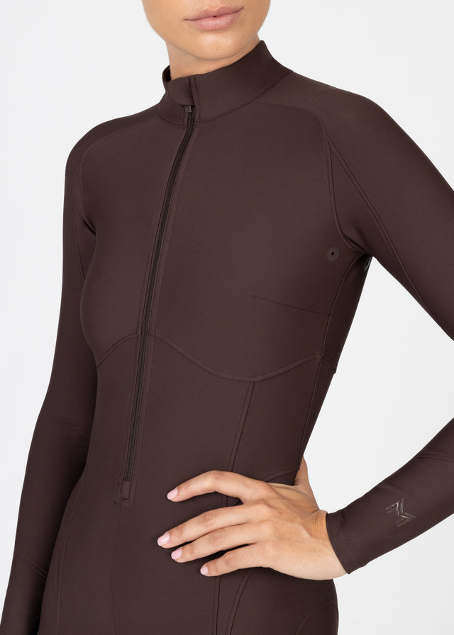 Maximilian Femme Riding Jumpsuit Chocolate