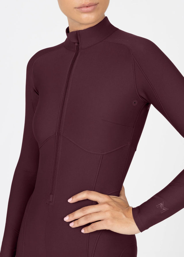 Maximilian Femme Riding Jumpsuit Burgundy