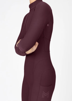 Maximilian Femme Riding Jumpsuit Burgundy