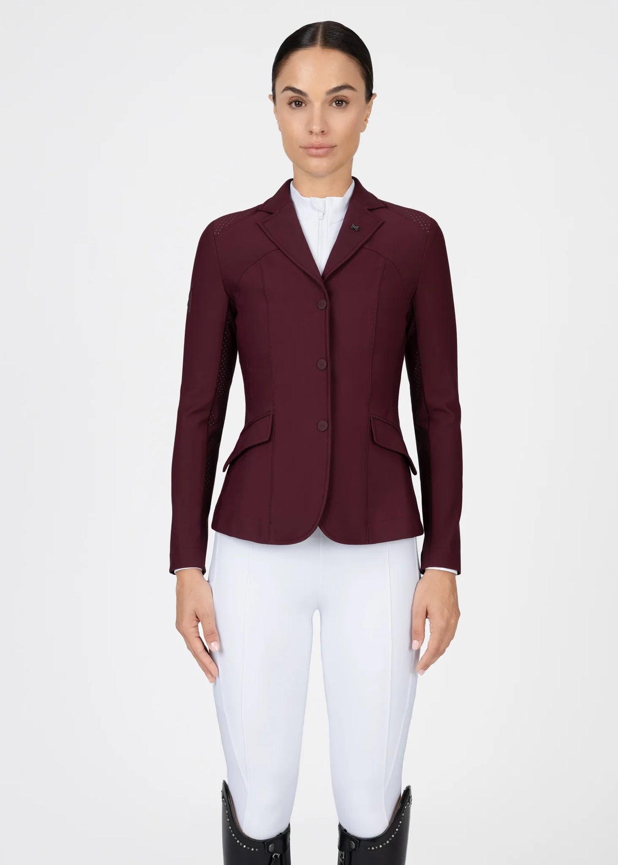 Maximilian Femme Riding Jumpsuit White