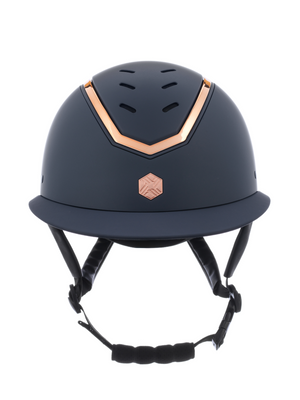 Charles Owen Kylo Helmet Navy Matte/Rose Gold