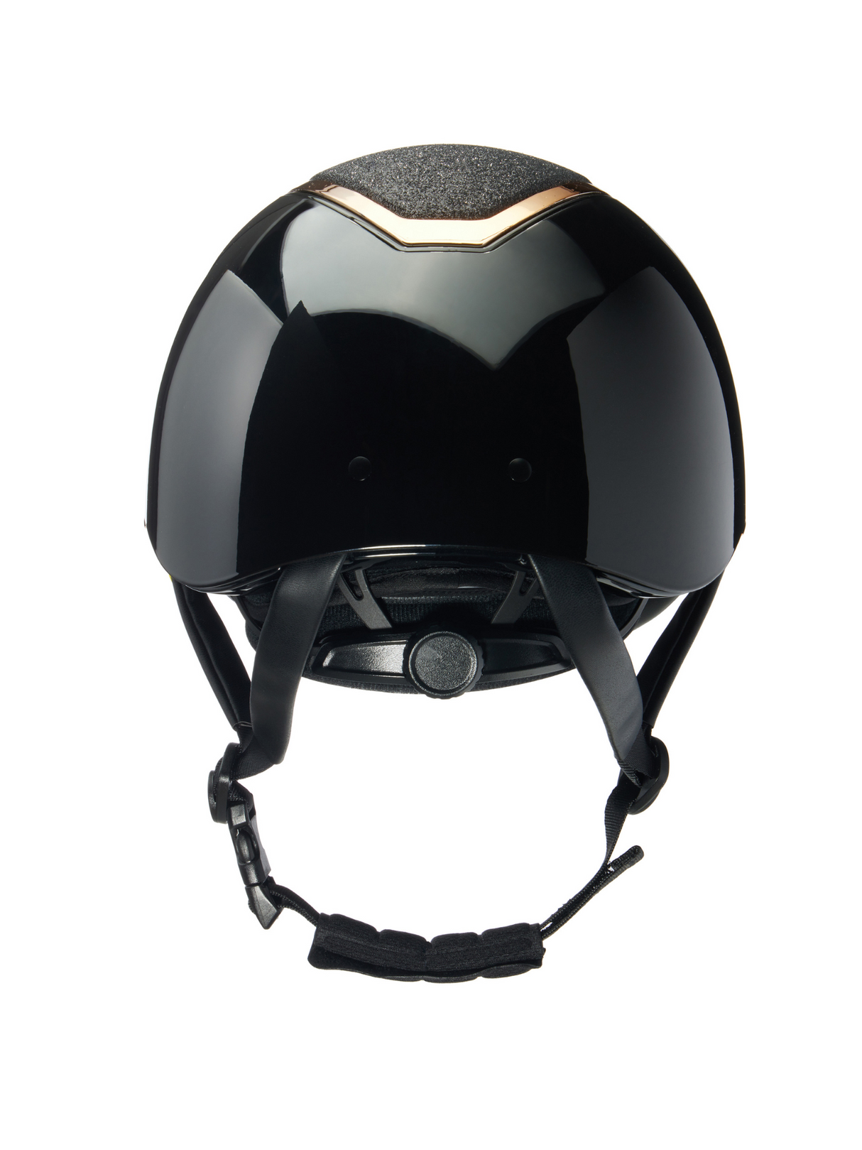 Charles Owen Kylo Sparkly Helmet Black Gloss/Rose Gold