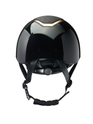 Charles Owen Kylo Sparkly Helmet Black Gloss/Rose Gold