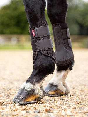 LeMieux Mesh Brushing Boot Brown