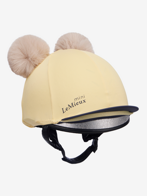 LeMieux Mini Double Pom Hat Silk Mimosa