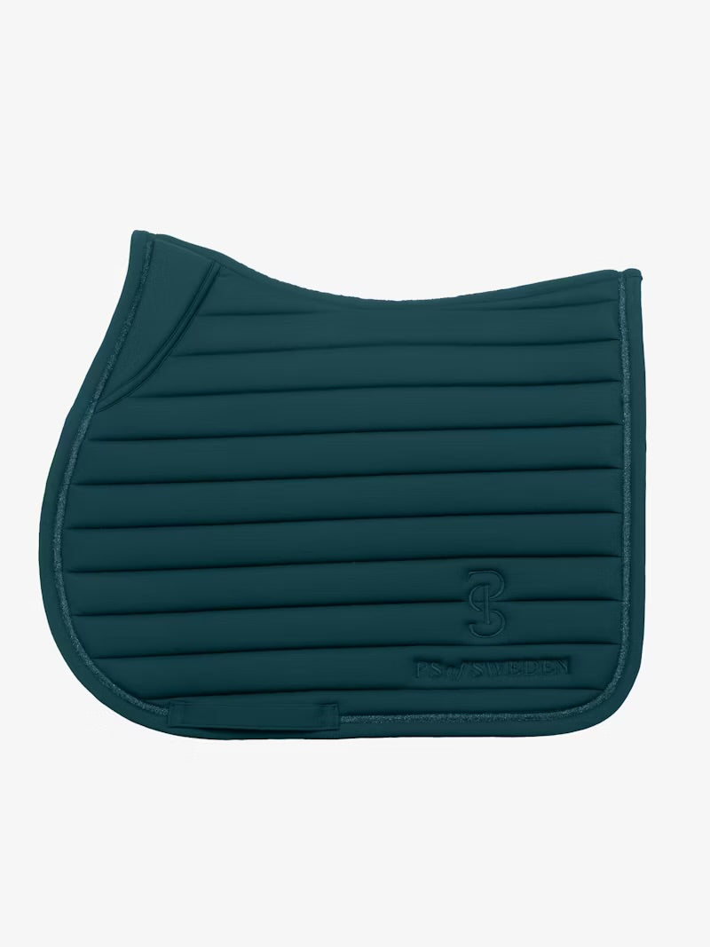 PS of Sweden Stripe Jump Saddle Pad Jade Noir