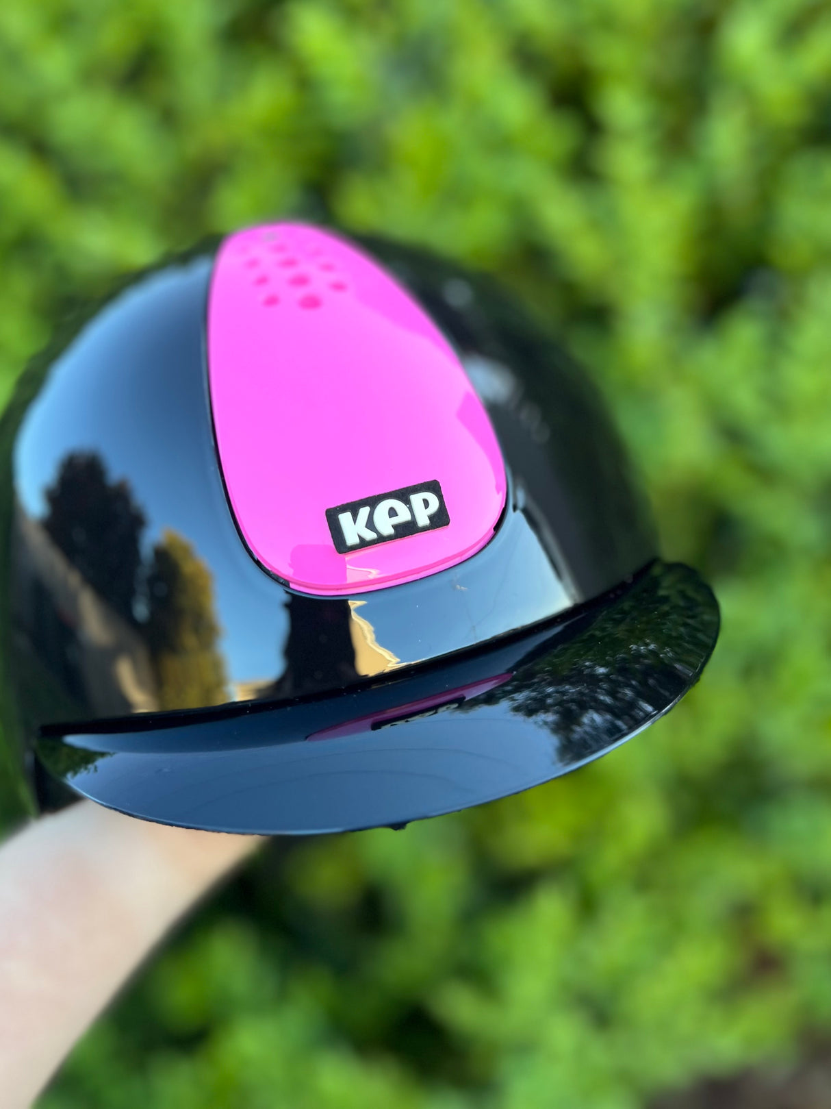 KEP KEPPY Helmet Polish Black/Pink