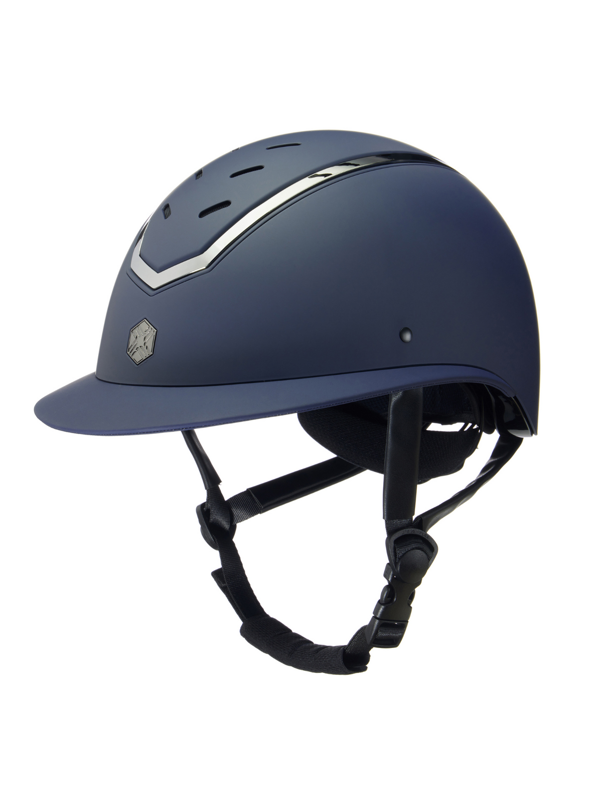 Charles Owen Kylo Helmet Navy Matte/Pewter