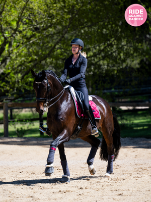 Equestrian Stockholm Dressage Saddle Pad Wild Rose