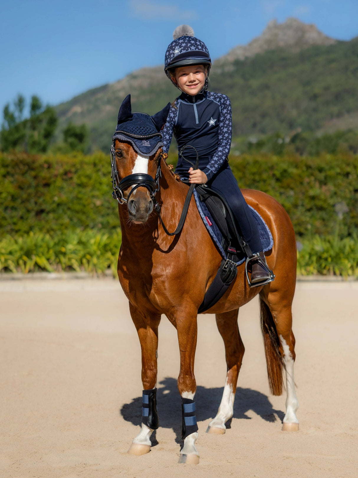 LeMieux Mini Jump Saddle Pad Indigo