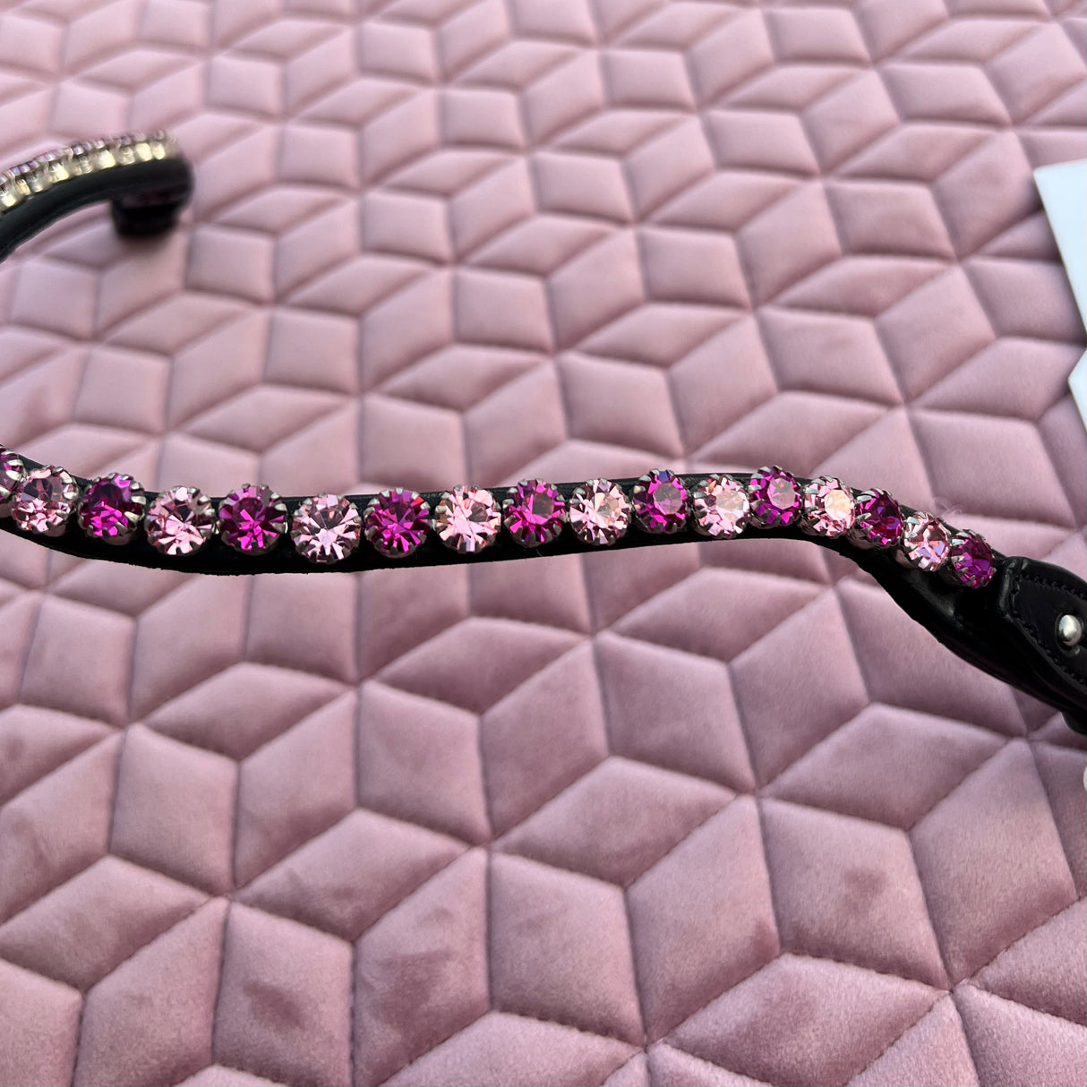 IN STOCK - Utzon Equestrian Elegant Browband Party Pink