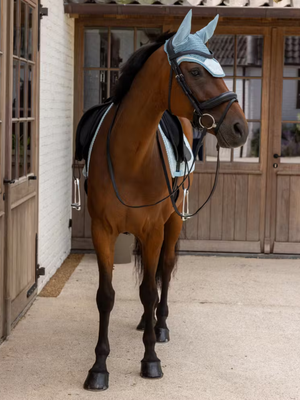 Kentucky Velvet Printing Dressage Saddle Pad Light Blue