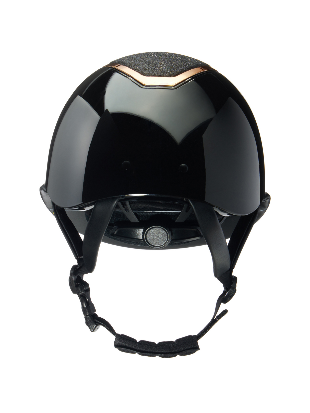 Charles Owen Kylo Sparkly Helmet Black Gloss/Rose Gold