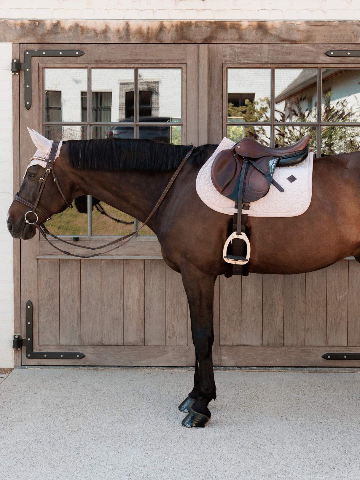 Kentucky Velvet Jump Saddle Pad Soft Rose