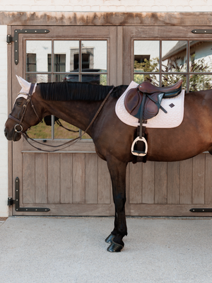 Kentucky Velvet Jump Saddle Pad Soft Rose