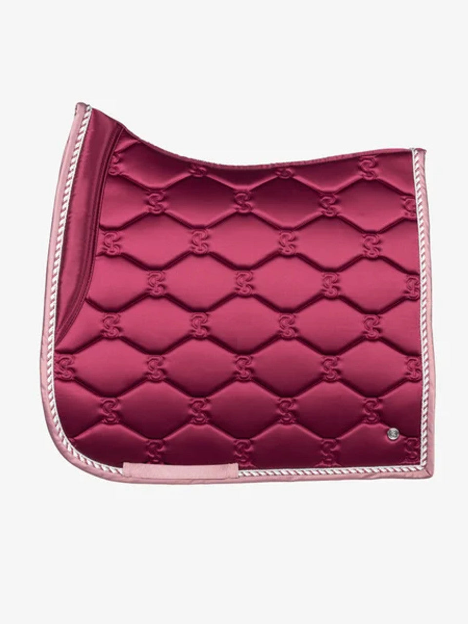 PS of Sweden Signature Dressage Saddle Pad Wine/Night Rose