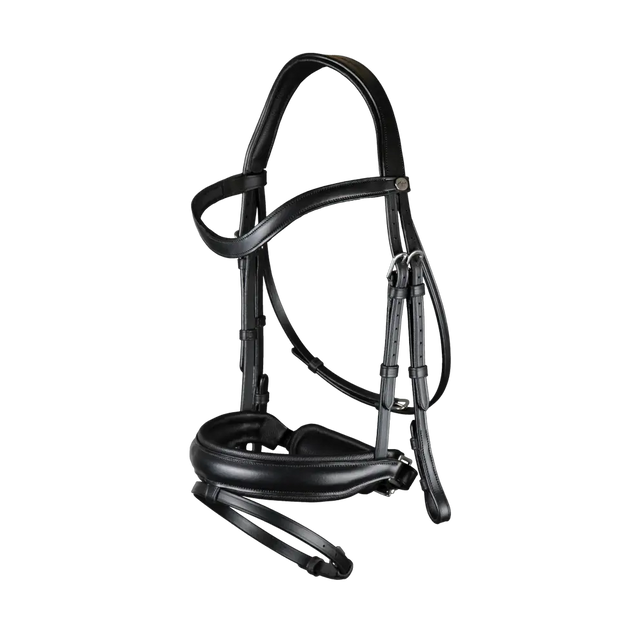 Dy'on Matte Large Crank Noseband Bridle With Flash