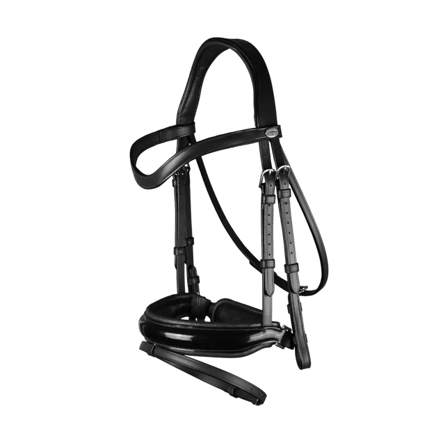 Dy'on Patent Large Crank Noseband Bridle With Flash