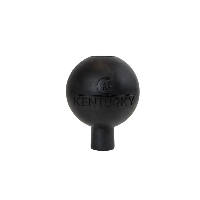 Kentucky Horsewear Rubber Ball Lead & Wall Protection Black