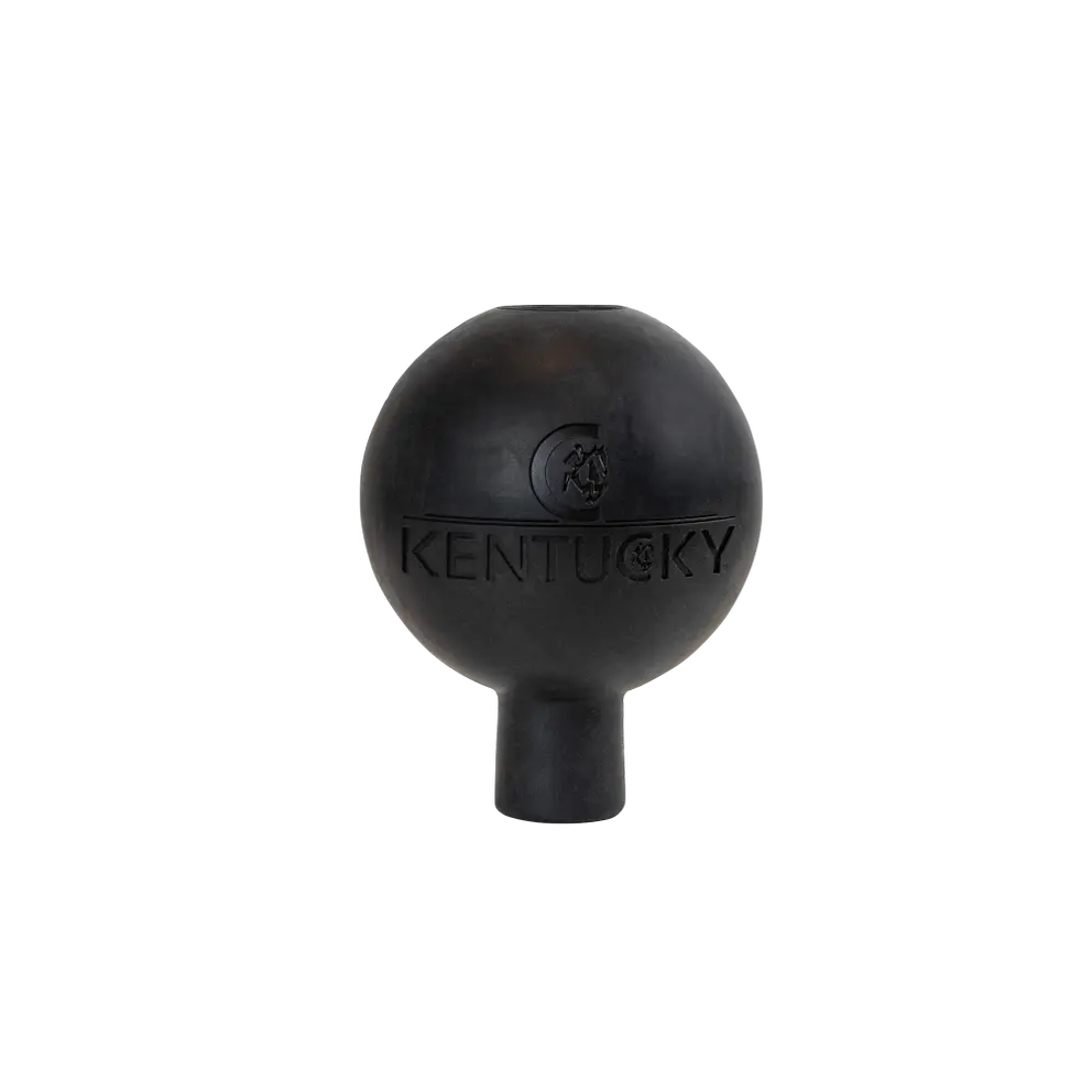 Kentucky Horsewear Rubber Ball Lead & Wall Protection Black