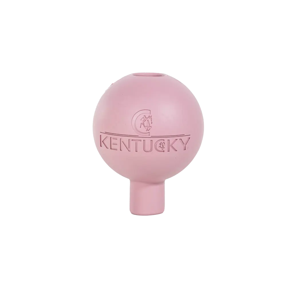 Kentucky Horsewear Rubber Ball Lead & Wall Protection Old Rose