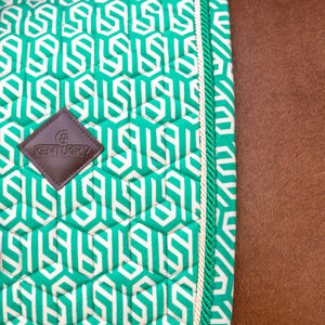 Kentucky Velvet Printing Jump Saddle Pad Green/White