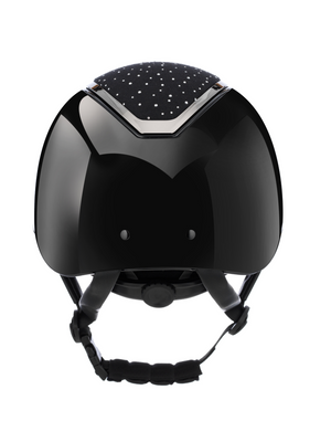 Charles Owen Kylo Crystal Helmet Black Gloss/Silver