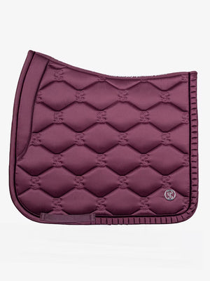 PS of Sweden Ruffle Dressage Saddle Pad Plum