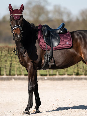 PS of Sweden Ruffle Dressage Saddle Pad Plum
