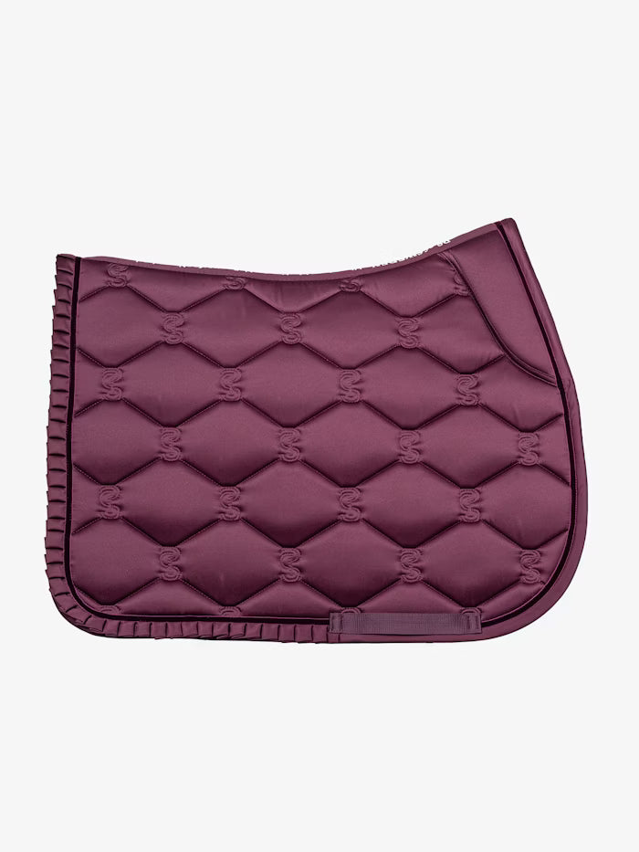 PS of Sweden Ruffle Jump Saddle Pad Plum