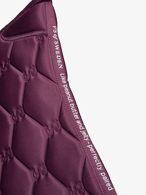 PS of Sweden Ruffle Jump Saddle Pad Plum