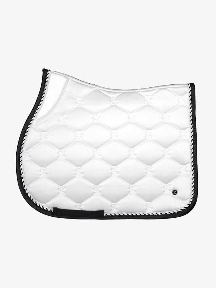 PS of Sweden Signature Jump Saddle Pad White/Black