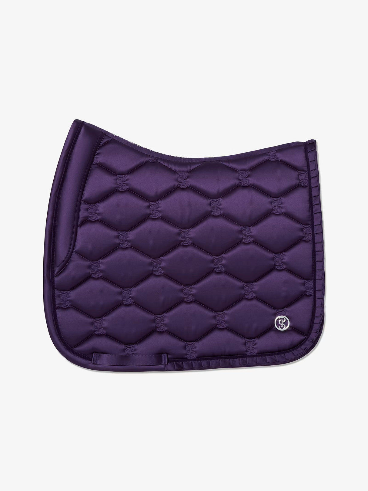 PS of Sweden Ruffle Dressage Saddle Pad Eclipse Purple