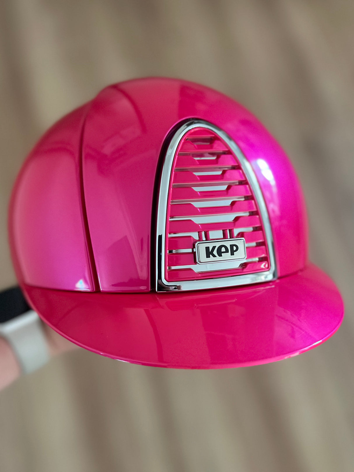 KEP Cromo 2.0 Helmet Metal Cerise - Chrome Frame