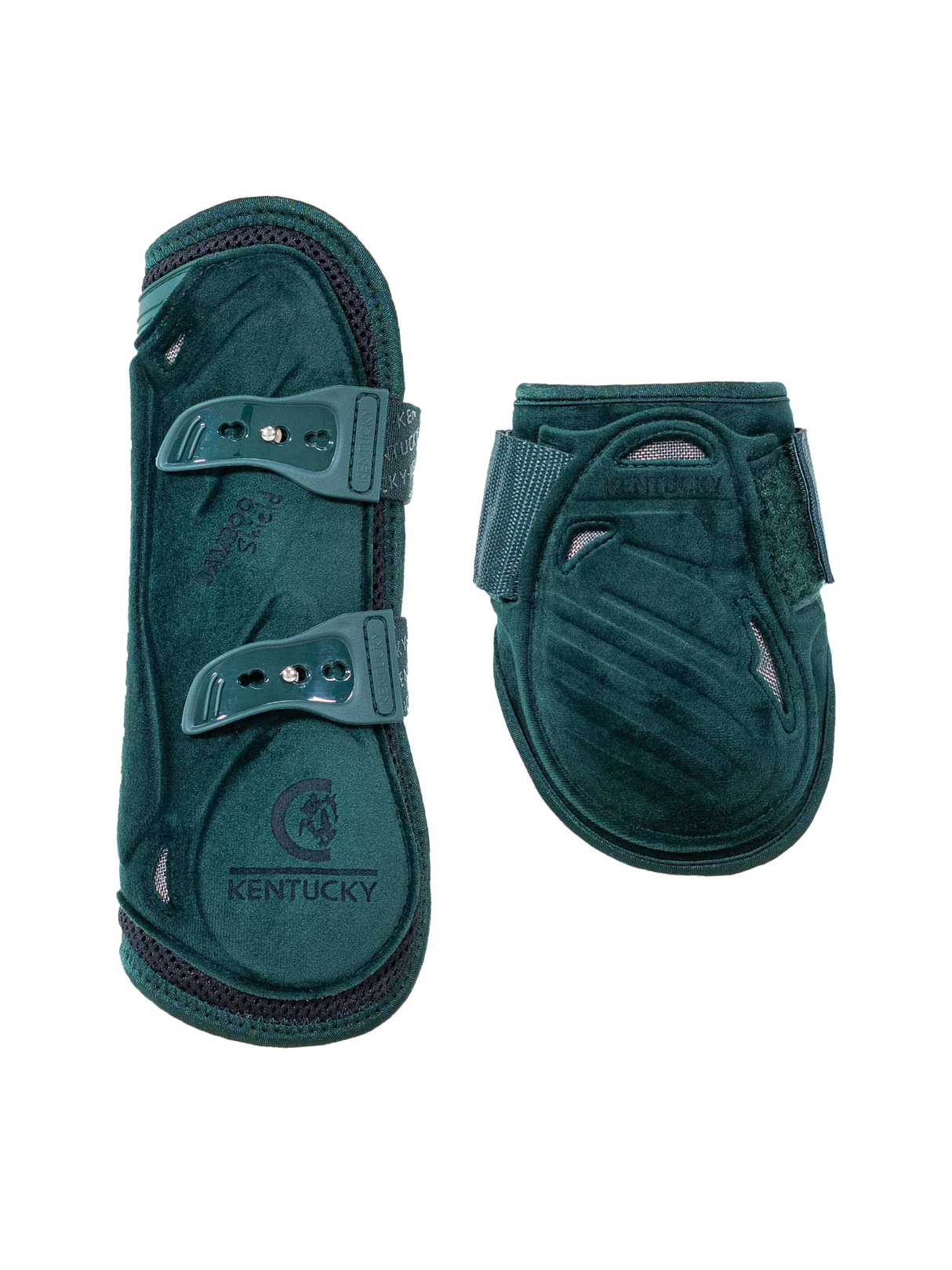 Kentucky Velvet Bamboo Tendon & Fetlock Boots Dark Green