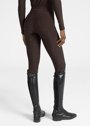 Maximilian Outline Riding Leggings Chocolate