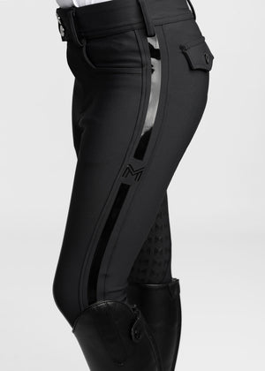 Maximilian Young Rider Reflection Breeches Black