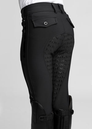 Maximilian Young Rider Reflection Breeches Black